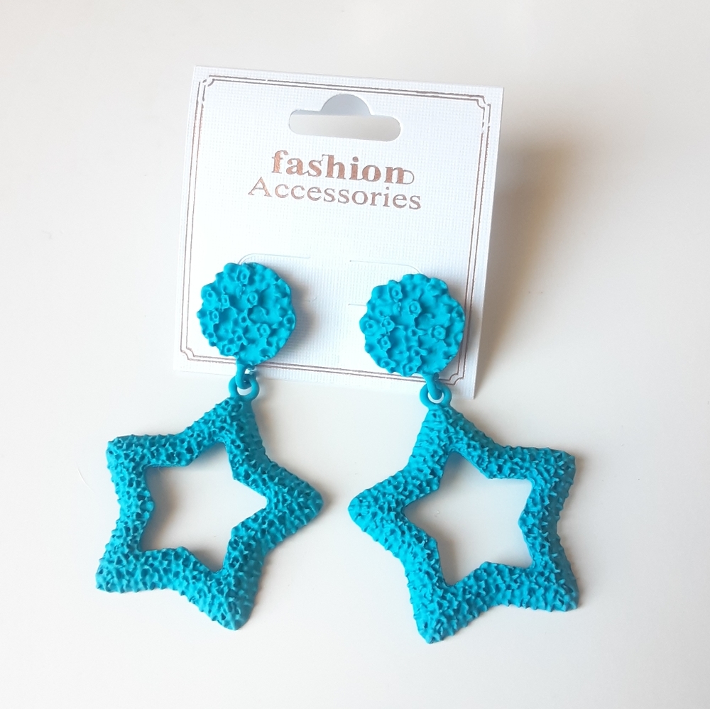 Fashion Accessories Textured Dangle Earrings